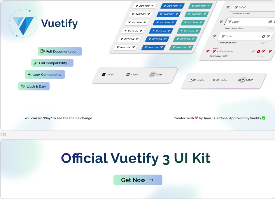 Imagen principal de Vuetify Figma